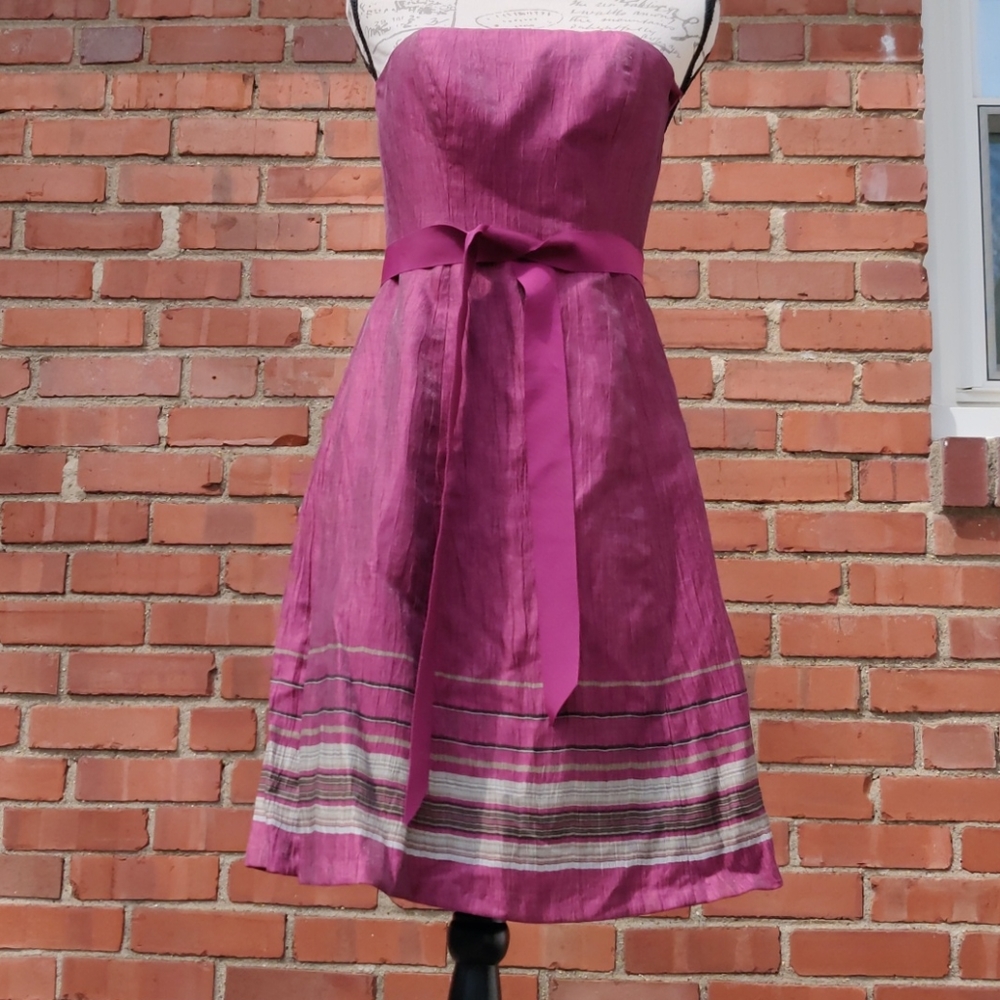 Ann Taylor Loft 2petite berry color dress